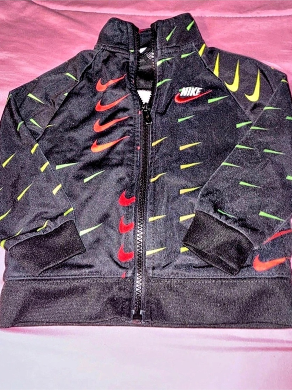 Nike Swoosh Print Jacket Baby 18M Like New
